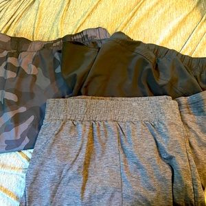 3 pair of plus size gym shorts!